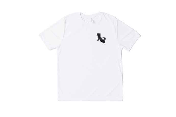 State Banner Performance Tech Tee WHT